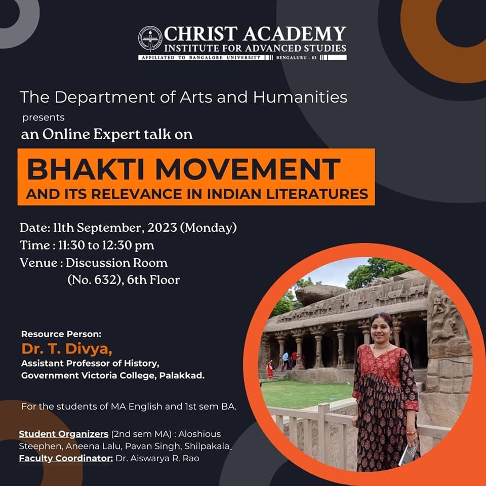 Online expert talk on Bhakti Movement 