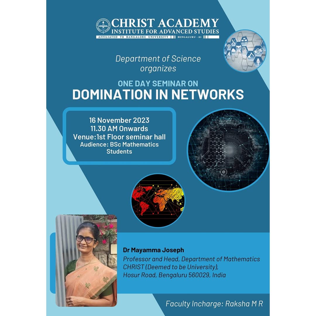 Seminar on- DOMINATION IN NETWORKS 