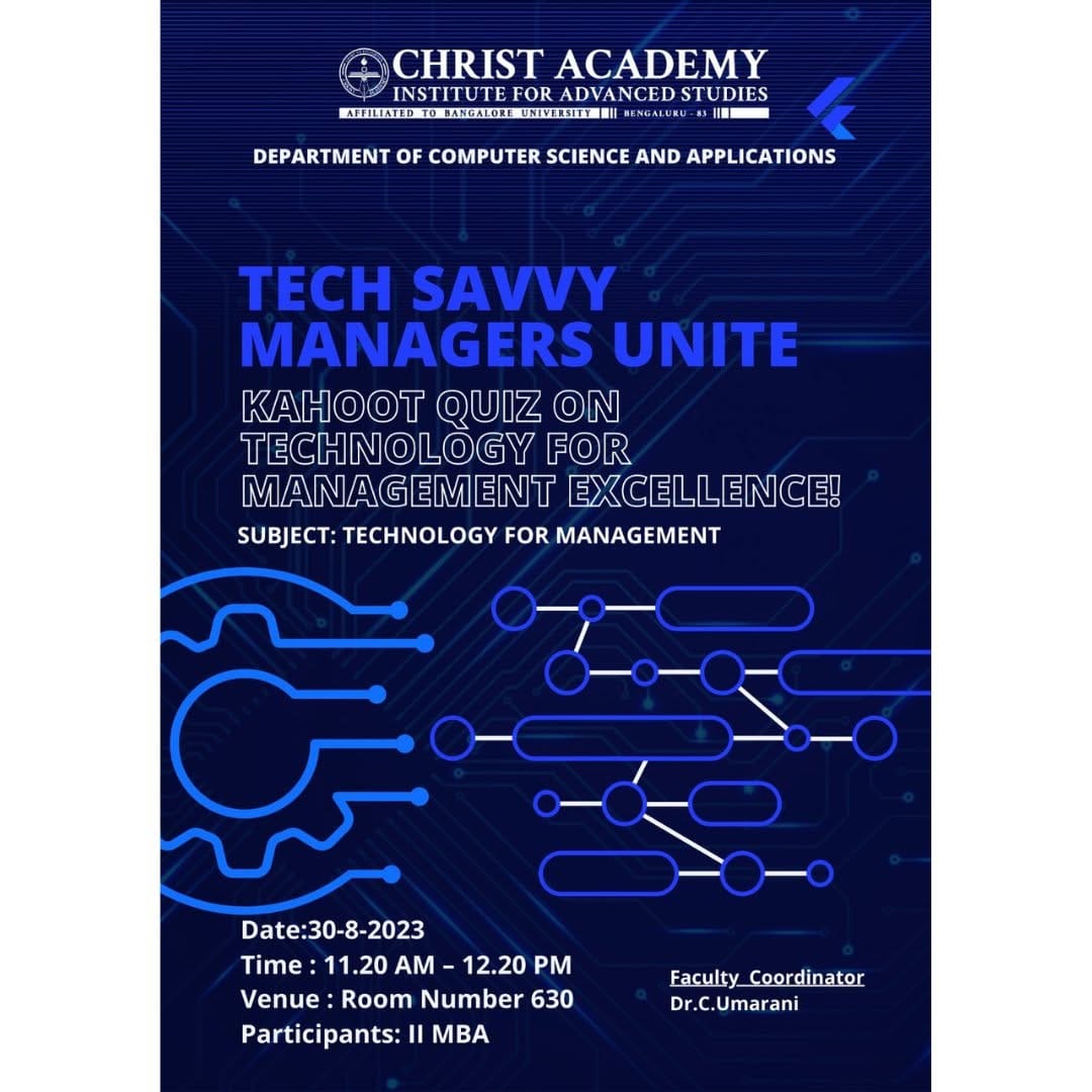 Tech Savvy Managers Unite