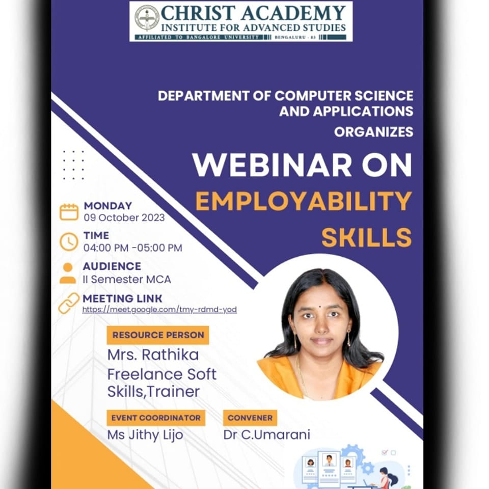 Webinar on Employability Skills 