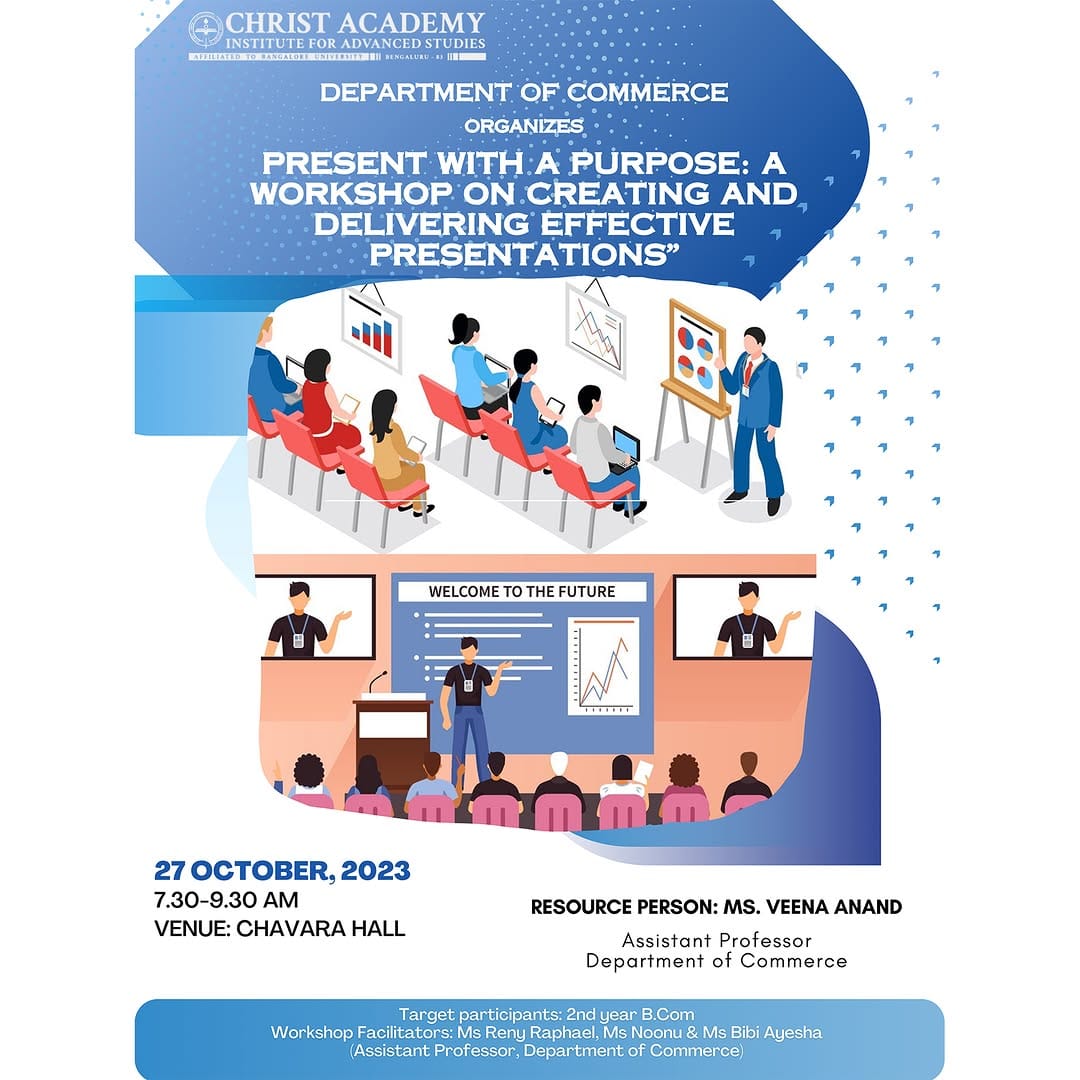 Present with a purpose: A workshop on creating and delivering effective presentations