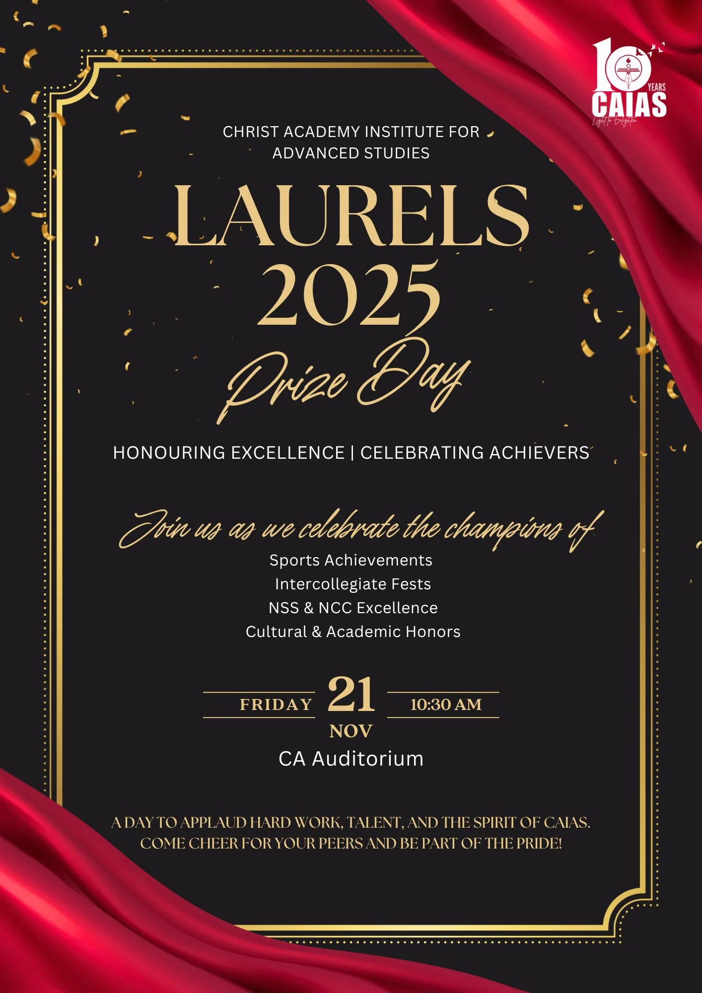 LAURELS 2025 Prize Day