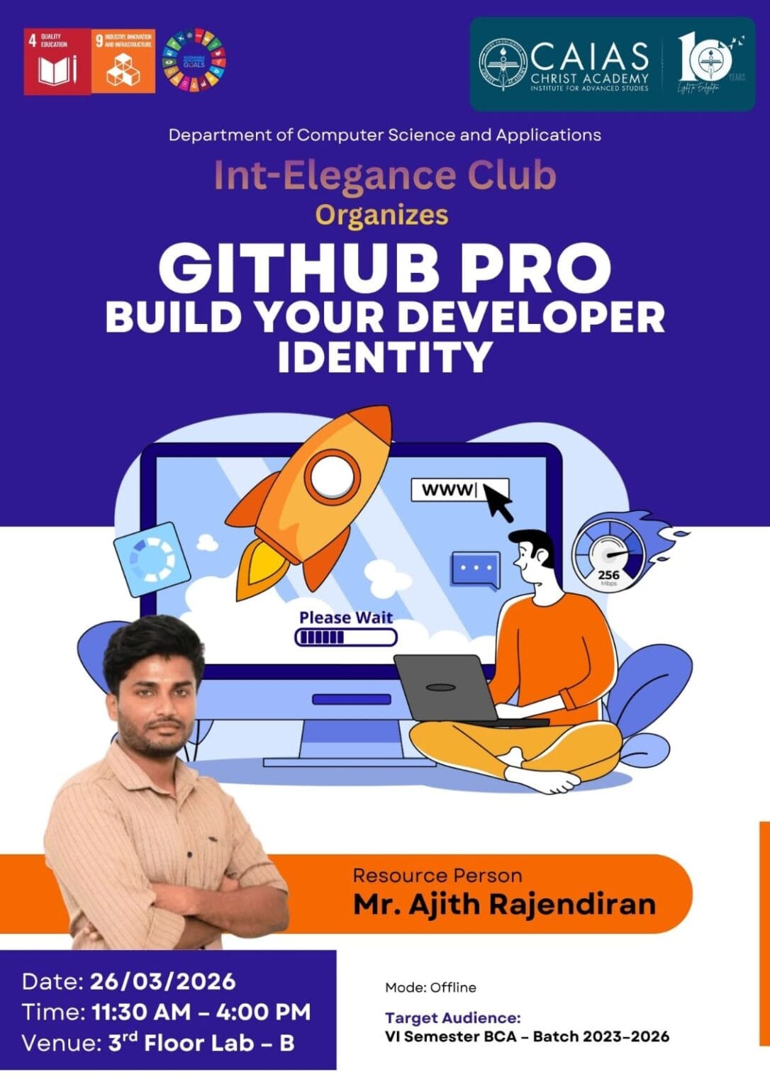 GitHub Pro: Build Your Developer Identity Workshop - CAIAS