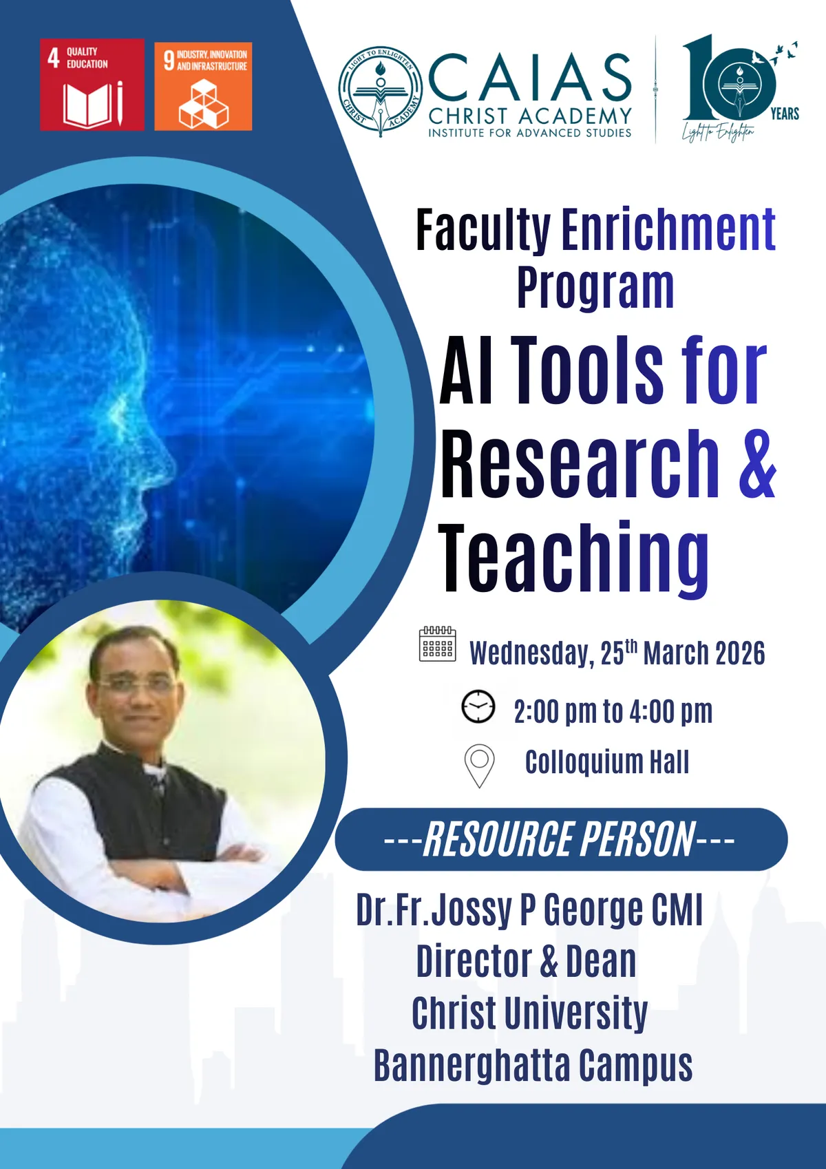Faculty Enrichment Program: AI Tools for Research & Teaching - CAIAS